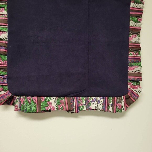 Handmade reusable ruffled tote bag, gift ideas, eco friendly shopping bag - Picture 3 of 10